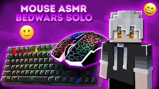 Mouse Click ASMR In Solo Bedwars [upl. by Ecined]