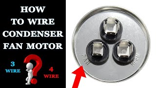 How to Wire a Condenser Fan Motor [upl. by Kalinda753]