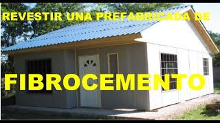 COMO REVESTIR UNA CASILLA DE FIBROCEMENTO ✅🏠👷‍♂️🔟 [upl. by Halstead]