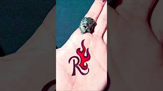 Letter R Hand Tattoo🔥 love tattoo tattooartist art artist popular trending shorts youtube [upl. by Marlee]