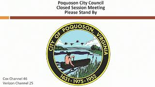 City of Poquoson  City Council Meeting  20240812 [upl. by Gilud]