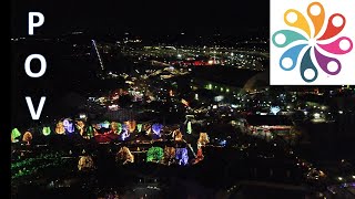 Hersheypark Kissing Tower POV • Christmas Candylane 2023 [upl. by Arytal]