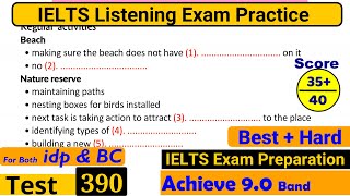 IELTS Listening Practice Test 2024 with Answers Real Exam  390 [upl. by Hteboj243]