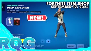 “NEW ASTRONAUT IN THE OCEAN BUNDLE IS HERE FORTNITE ITEM SHOP September 17 2024 [upl. by Odrawde]