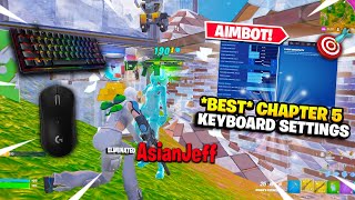 The BEST Keyboard amp Mouse Settings for INSANE AIM  FAST EDITS  Fortnite Chapter 5 PCXBOXPS5 [upl. by Enajiram]