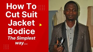 How To Draft A Suit BlazerJacket BodicePart 1 [upl. by Ahsimal]