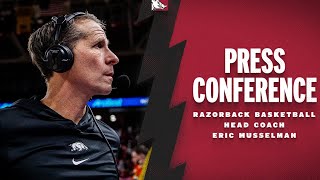 Press Conference Head Coach Eric Musselman South Carolina Postgame  RAZORBACK BASKETBALL [upl. by Brighton763]