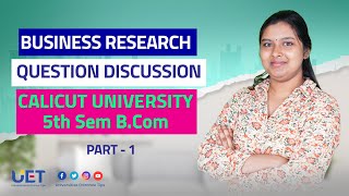 business research methods malayalam calicut university  calicut university fifth sem exam paper [upl. by Trilbi]