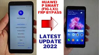 Huawei P Smart FIG LX1 Frp BypassGoogle account unlock latest 2022 [upl. by Akeihsat]