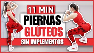 PIERNAS TONIFICADAS Y GLÚTEOS GRANDES  RUTINA DE EJERCICIOS EN CASA SIN PESAS  NatyGlossGym [upl. by Kulda]