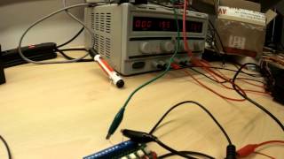 Marker dancing to Duke Nukem Take 2 MIDI controlled muscle wire [upl. by Janaya939]