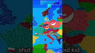 Rip Poland 🤣🤣🤣 Poland reichtangle countryballs comedy shorts [upl. by Dammahom]