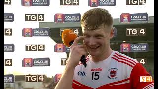 MAN OF THE MATCH PAUL CAREY AFTER COROFIN V PADRAIG PEARSES  2024 CONNACHT CLUB FOOTBALL GAA [upl. by Tella]