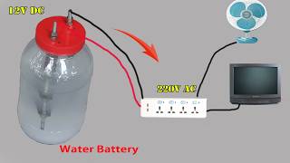 I Turn Water into a Free 12v Battery  make 12 v battery [upl. by Enutrof]