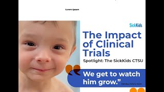 The Impact of Clinical Trials at SickKids [upl. by Enninaej]