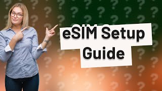 How do I use eSIM on my iPhone [upl. by Alexis]