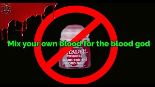 Create your own blood for the blood god but better [upl. by Gayler]