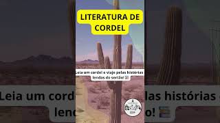 Literatura de Cordel shorts [upl. by Ellimak831]