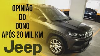 Opinião do dono  Jeep Compass 2023 T270  Após 20 mil km [upl. by Ayerhs]