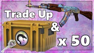 50 Recoil Case Opening and AK 47 Case Hardened Trade up Attempt CS2 counterstrike2 [upl. by Davey275]