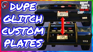 PATCHED EASY GTA 5 Online Duplication GLITCH Custom Plate Transfer Glitch [upl. by Peper711]