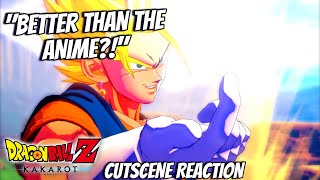 DBZ Fan REACTS to Kakarot Cutscenes for the First Time [upl. by Weinhardt453]