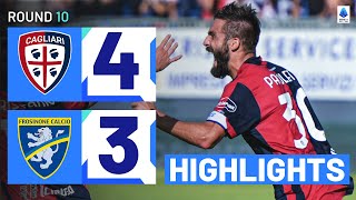 CAGLIARIFROSINONE 43  HIGHLIGHTS  Unreal scenes in Sardinia  Serie A 202324 [upl. by Herson]