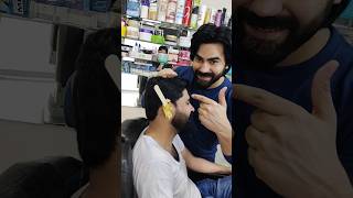 Hair Removal Waxing For Ear  removal Wax For Men adi waxing viral manojdey [upl. by Jelena]