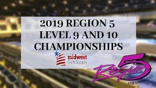 2019 Region 5 Gymnastics Championships  Level 10 SRA and SRF [upl. by Kalie]