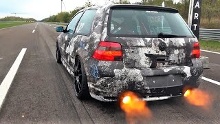 VW Golf 4 R32 Turbo Acceleration SOUND [upl. by Htebizile]