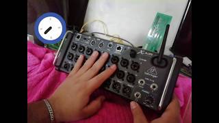 Behringer xr18 instalación de ventilador [upl. by Sturges]