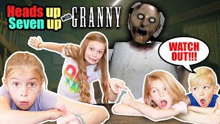 Heads Up Seven Up with Granny in Real Life Tannerites Heads Up 7 Up and Granny Game [upl. by Anaerda435]