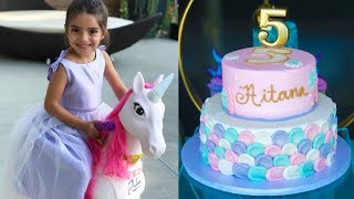 Alessandra Rosaldo y Eugenio Derbez muestran la decoración del cumpleaños número 5 de su hija Aitana [upl. by Kimmie]