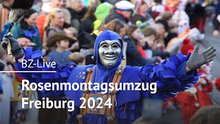 Rosenmontagsumzug in Freiburg 2024 [upl. by Madea526]