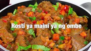 Rosti ya maini ya ng´ombe [upl. by Vevay285]