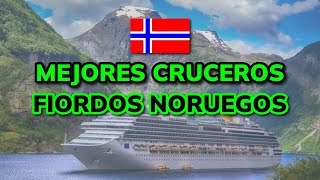 😍 LOS 3 MEJORES CRUCEROS FIORDOS NORUEGOS 2024 [upl. by Chretien]