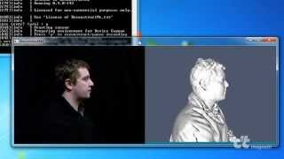 ct 3DScan mit Kinect und ReconstructMe [upl. by Ahtikal]