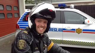 Icelandic police officer gives some motorcycle advice [upl. by Acile]