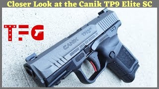 A Closer Look at the NEW Canik TP9 Elite SC  TheFirearmGuy [upl. by Antonia]