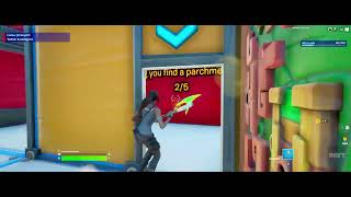 WHERE IS SECRET PARCHMENT 2 5 in Fortnite ⭐400 LEVELS DEFAULT DEATHRUN⭐ Easter Eggs Tutorial [upl. by Stilwell]