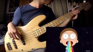 Rick and Morty  Goodbye Moonmen  Bass Cover [upl. by Delorenzo397]