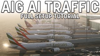 AIG AI Traffic  FREE Realistic AI Traffic amp VATSIM Model Matching  Microsoft Flight Simulator [upl. by Nakah]