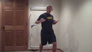 High velocity Band training chest press [upl. by Roderick]