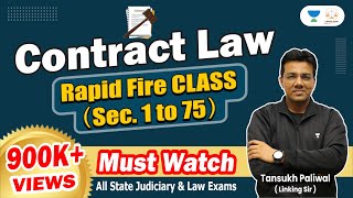 Contract Law  Rapid fire class Sec 175  Contract Law  Linking Laws  By Tansukh Paliwal [upl. by Muslim116]