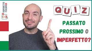 11 Learn Italian Intermediate B1 Quiz Passato prossimo o imperfetto [upl. by Field448]