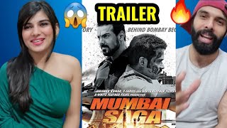 Mumbai Saga Trailer Official Emraan H Suniel S John A Kajal A Mahesh M  Mumbai Saga Reaction [upl. by Aguste]