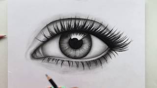 How to Draw a Realistic Eye [upl. by Llenrrad]