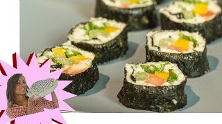 Sushi Vegan Crudista  FutomakiSushi [upl. by Ytirahc346]