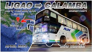 FASTEST BUS SA BICOL REGION  bicol to laguna with ALPS the bus inc 707 Consolacion [upl. by Ahseei866]