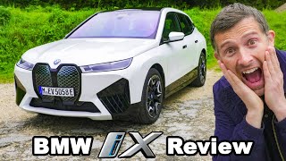 BMW iX review 060mph Autobahn and range test [upl. by Azalea]